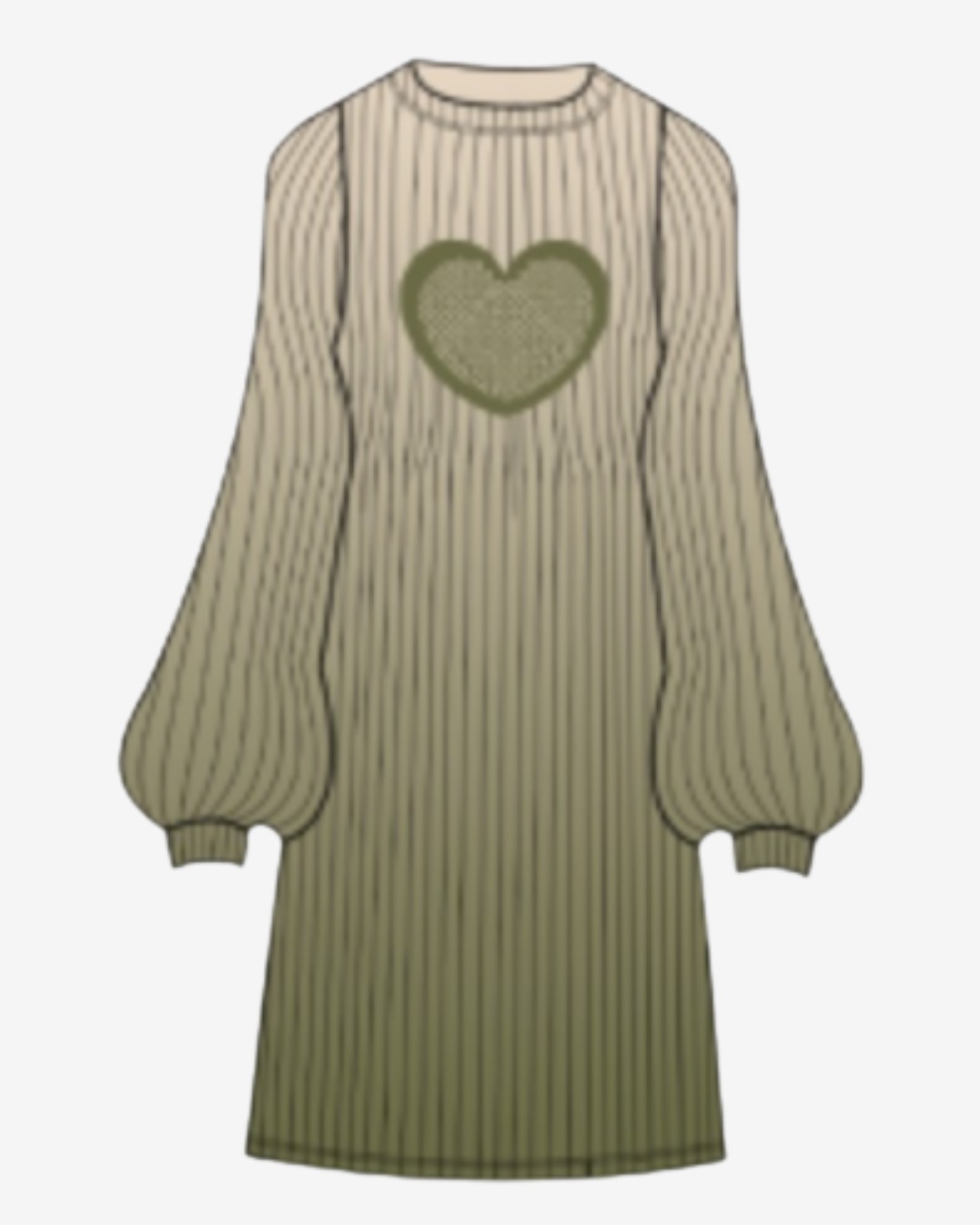 Heart of Kolam Dress