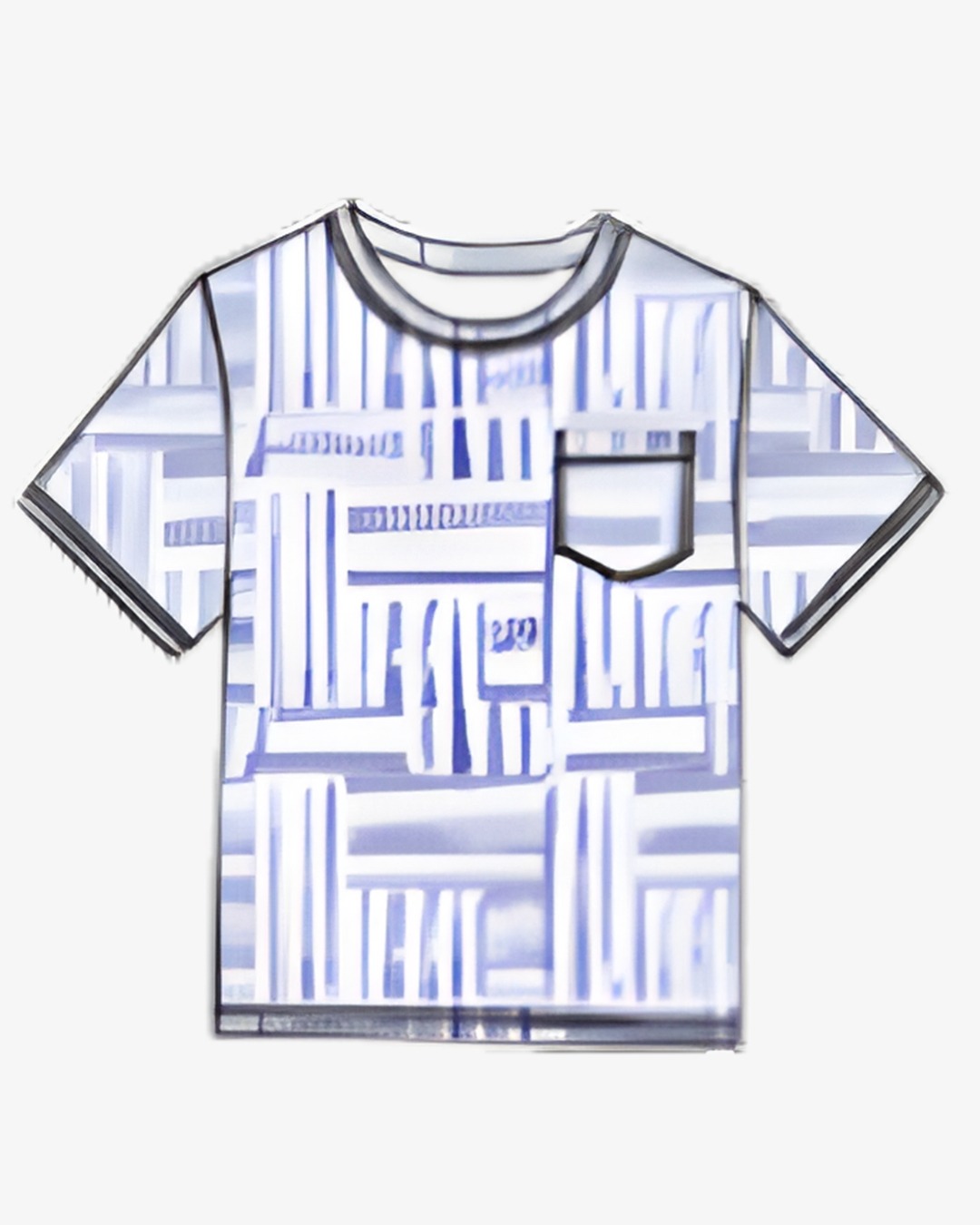 Horizontal and Vertical Stripes Print